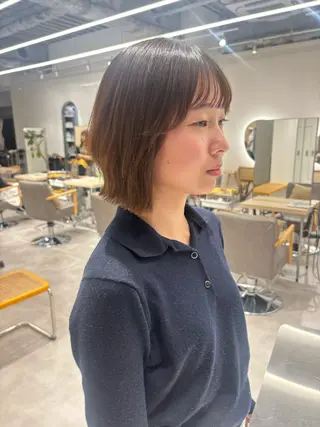 ショート joemi by Unami所属・ばんちなつ / ボブ/透明感カラーのヘアスタイル