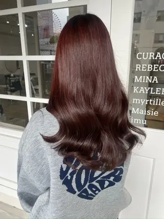 セミロング mio♡ベージュ特化 🎀透明感カラーのヘアスタイル
