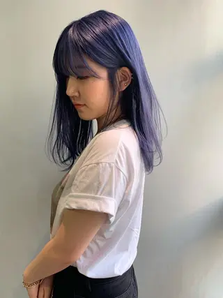 ロング カラー 怪我のため6月末 復帰予定田中瑞希🍃のヘアスタイル