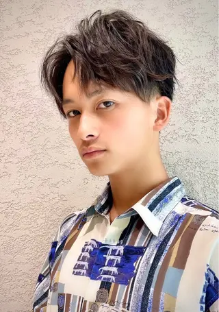 パーマ メンズ 大人メンズパーマ メンズ特化　萱原大幹のヘアスタイル