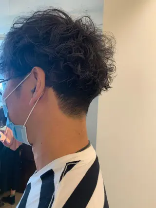 カラー メンズ ハイトーンカラー🩵 耳ツボジュエリー👂のその他イメージ