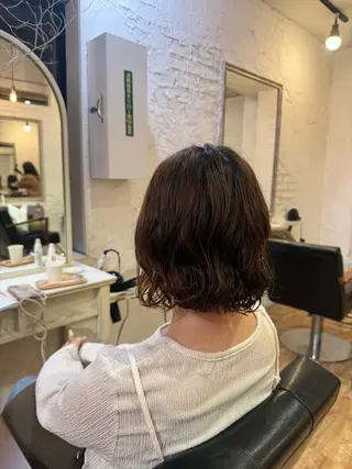 ショート パーマ 佐竹 渚のヘアスタイル