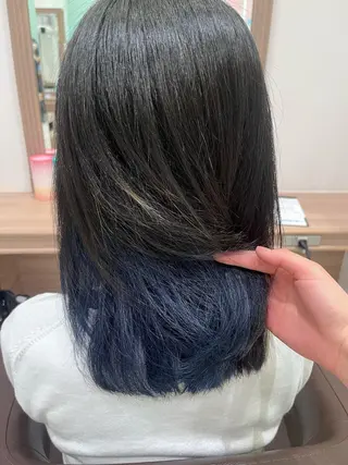 ミディアム カラー 🐈‍⬛SARA🎀 縮毛矯正のヘアスタイル