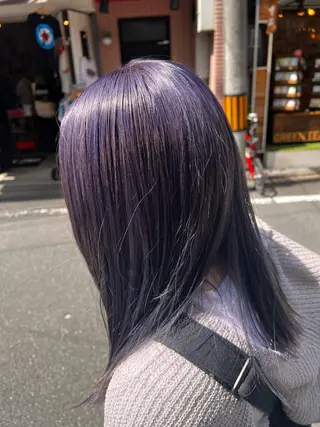 ミディアム カラー パーマ ヘアアレンジ メンズ キッズ ネイル マツエク・マツパ アイブロウ 堀井 凌平のヘアスタイル
