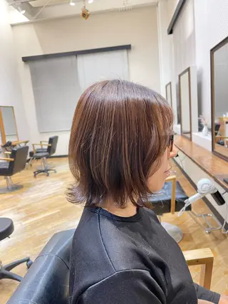 ミディアム 佐藤 海璃のヘアスタイル