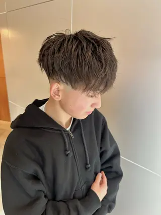 ミディアム パーマ メンズ 🔥メンズ特化/ パーマ＆カット🌀のヘアスタイル