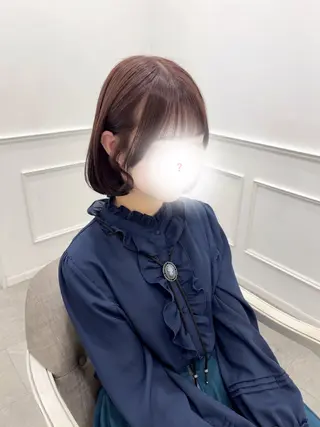 ミディアム カラー 新井 凪のヘアスタイル