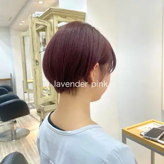 ショート カラー ゆさこのか ダブルカラー／縮毛のヘアスタイル