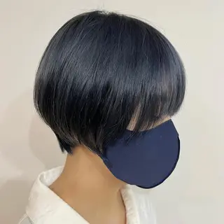 ショート カラー 🤍中野 レオ🤍のヘアスタイル