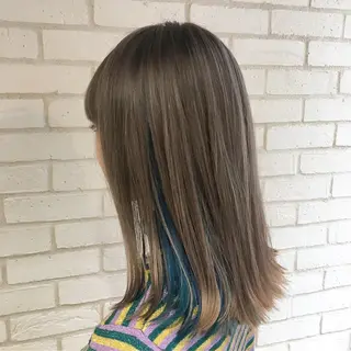 ミディアム カラー 佐藤 高徳のヘアスタイル