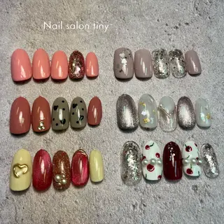 ネイル Nail salon tiny🩵のネイルデザイン