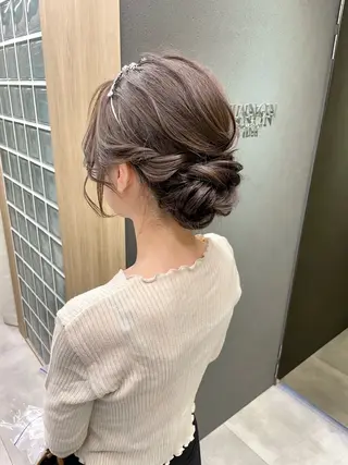 ロング ヘアアレンジ ヘアセット ✴︎Mai✴︎銀座のヘアスタイル