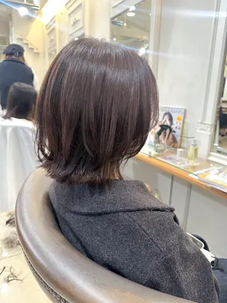 ミディアム ✨カラー支持No.1 🧸ワキ カナコ🧸のヘアスタイル