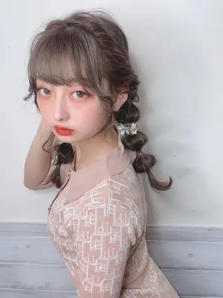 セミロング ヘアアレンジ 櫛部洸貴/ 頭皮改善、髪質改善のヘアスタイル