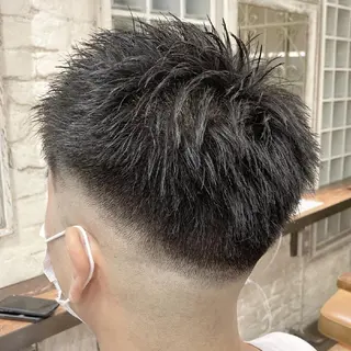 ショート メンズ メンズ/フェード/ バーバー/盛山大地のヘアスタイル