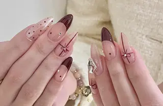 ネイル By moonネイル 🌷ワンホン/韓国風のネイルデザイン