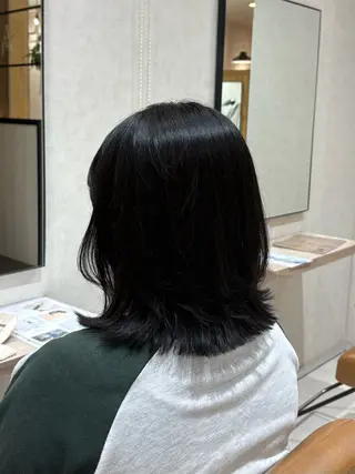 ミディアム 透明感カラー🌿 ｍｏｅのヘアスタイル
