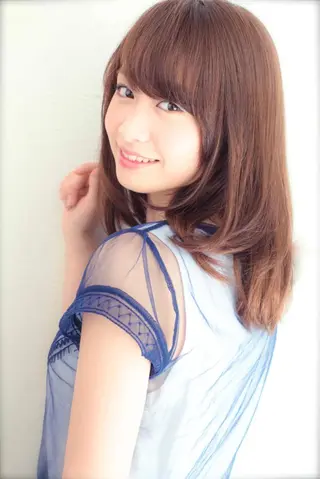 セミロング 【銀座｜店長】 イノケンのヘアスタイル