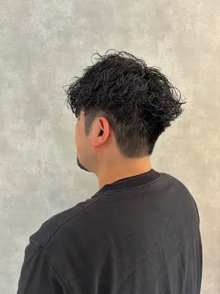 ショート パーマ メンズ 宮嶋 勇輔のヘアスタイル