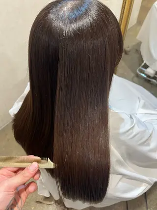 ロング カラー 新越谷Lusso 【OOSERA】のヘアスタイル