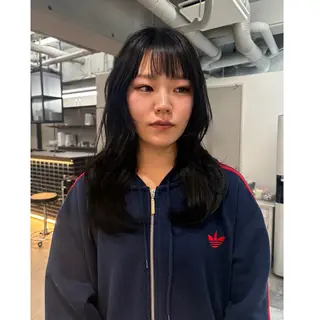 ロング 韓国レイヤー/透明感 ♡YUUNAのヘアスタイル