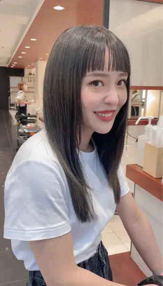 ロング カラー BiBi 武田 あやのヘアスタイル