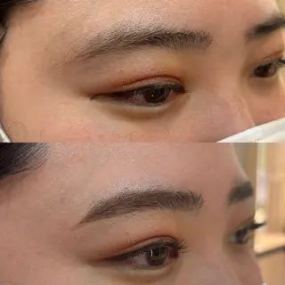 アイブロウ たけだゆめ ダブルカラーのヘアスタイル