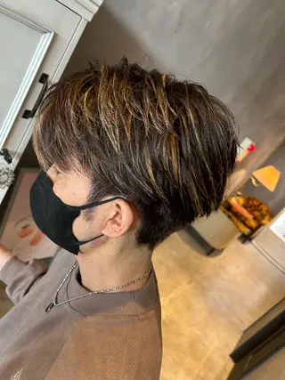 メンズ そら୨୧˖men's /デザインカラーのヘアスタイル