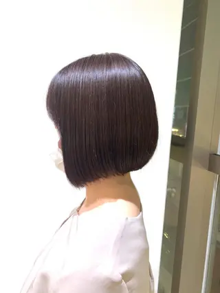 ショート カラー ヘアアレンジ 🖤小顔ボブ/ウルフ レイヤー🖤山本諒のヘアスタイル