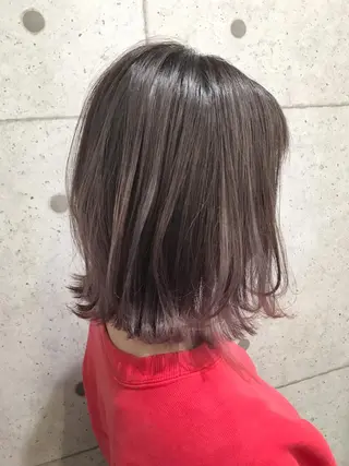 ミディアム カラー ヘアアレンジ 縮毛矯正 髪質改善寺坂雄飛💐のヘアスタイル
