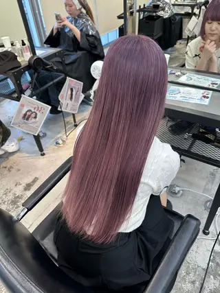 ロング カラー パーマ ヘアアレンジ メンズ 暖色💖ツヤ髪💖 masae🌼のヘアスタイル