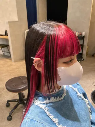 セミロング カラー ✨髪質改善✨ 河合一樹のヘアスタイル