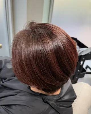 ショート 脱白髪染め美容師 竹内涼乃のヘアスタイル