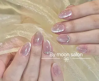 ネイル By moonネイル 🌷ワンホン/韓国風のネイルデザイン