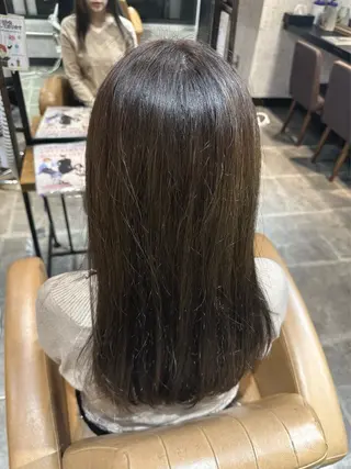 セミロング カラー 縮毛矯正/ ✨艶髪/芦川優磨のヘアスタイル