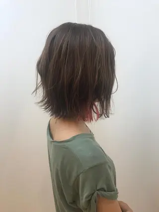 ショート カラー 湯浅 了一のヘアスタイル