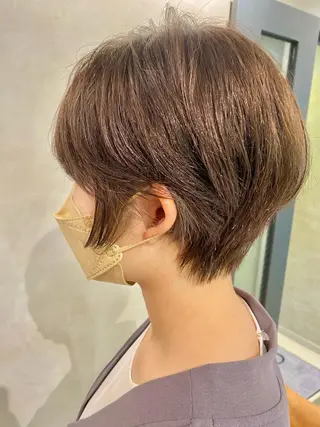 ショート カラー 【髪質改善】 梅田　聡のヘアスタイル
