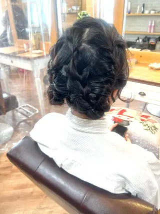 セミロング ヘアアレンジ Topstylist YUKIのヘアスタイル