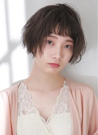 ショート カラー パーマ ヘアアレンジ 可愛いを作る神 ナオヒロのヘアスタイル