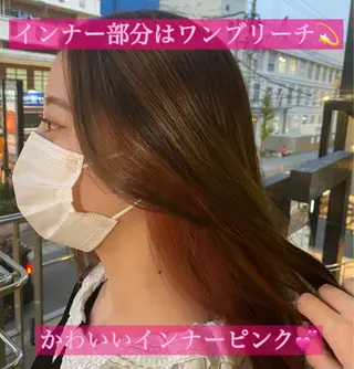 ロング ハイトーン職人 ♡中島凱人のヘアスタイル