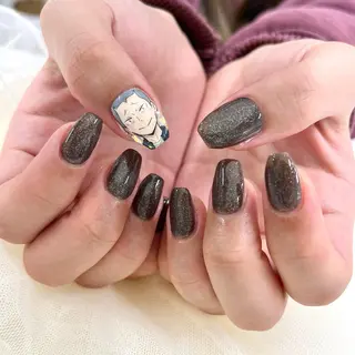 ミディアム 池袋痛ネイル Nok. 渡辺のネイルデザイン