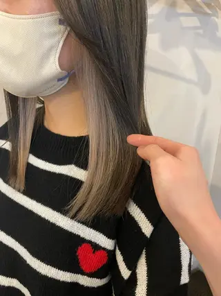 セミロング カラー AKALA HAIR 西宮店 Juriのヘアスタイル