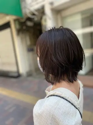 ミディアム カラー CoCooN Hiromiのヘアスタイル