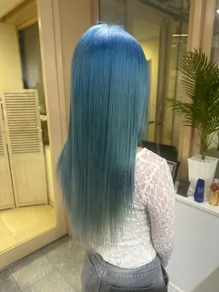 ロング プルエクステ/カラー ⭐️KIR̋Aのヘアスタイル