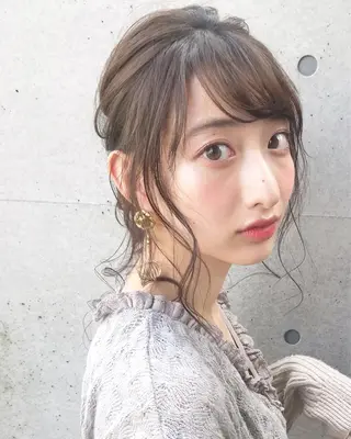 ロング カラー ヘアアレンジ Satsuki ✂︎♡のヘアスタイル