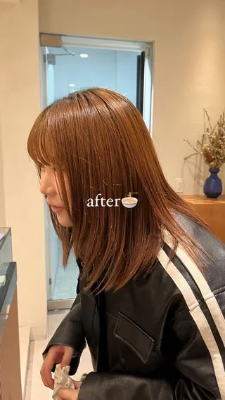 ミディアム ブリーチモデル募集中 /表参道/うららのヘアスタイル