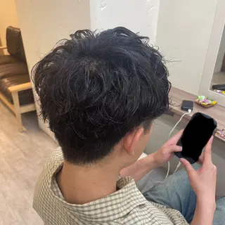 パーマ メンズ特化/ツイスパ 朝ラクセット 颯のヘアスタイル