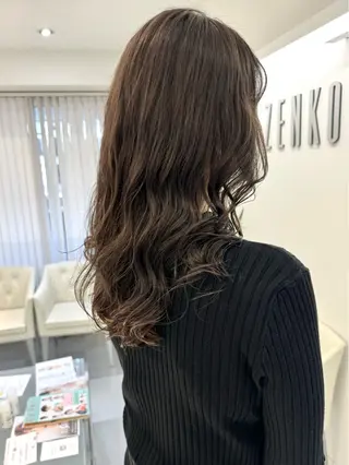 ロング パーマ デジタルパーマ 🌀ボブ　萩原　龍のヘアスタイル