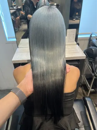 ロング カラー 縮毛メンズカット モデル募集レオンのヘアスタイル