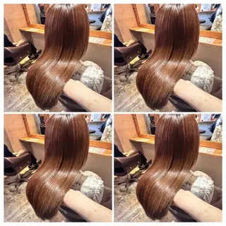 ロング カラー 髪質改善 艶髪矯正 エクステ かいり✂️のヘアスタイル